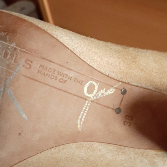 Tracey Neuls Handmade Suede May Jane Heels 38 - Picture 8 of 8